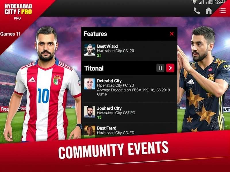 Hyderabad City FC Pro Game Screenshot